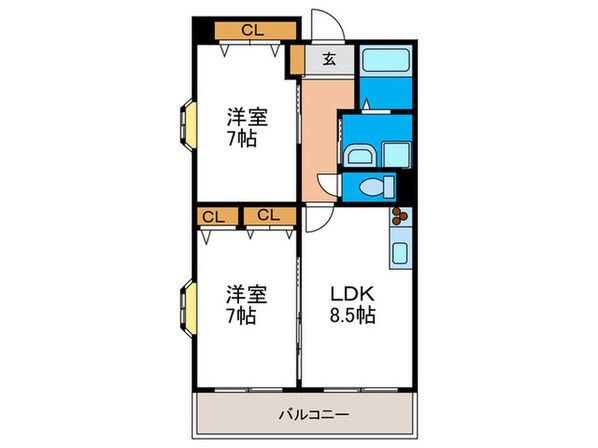 La Foret Hachizukaの物件間取画像